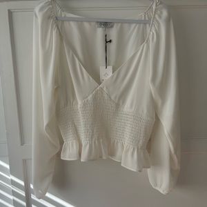 Wayf Ivory Blouse